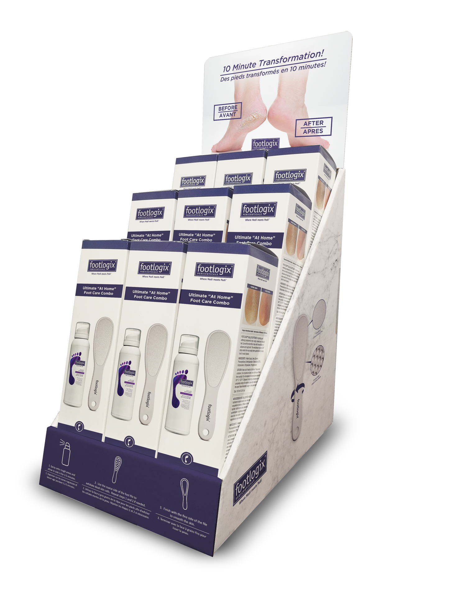Ultimate “At Home” Foot Care Combo 3 Tier Pre Pack
